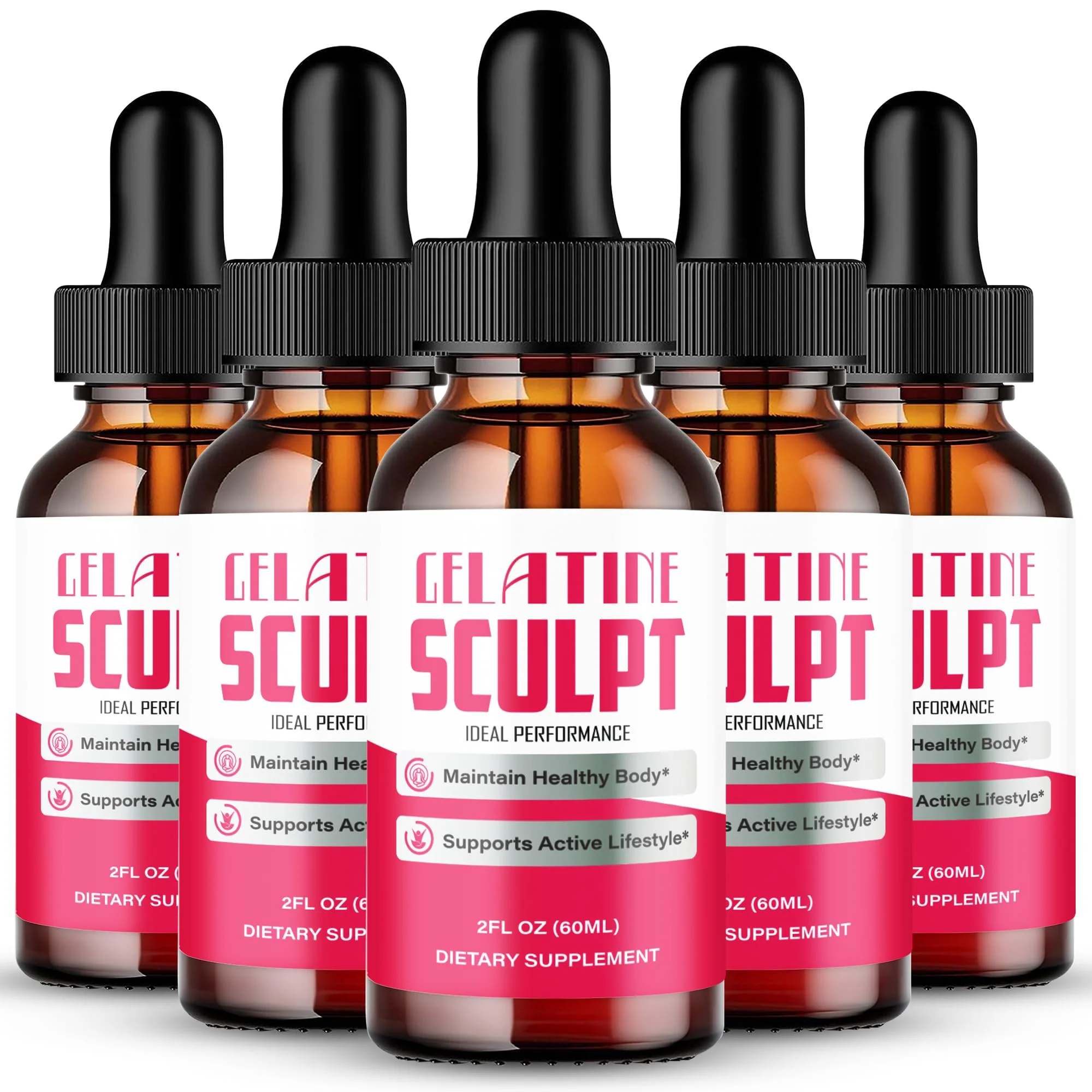 6 Bottles Gelatine Sculpt